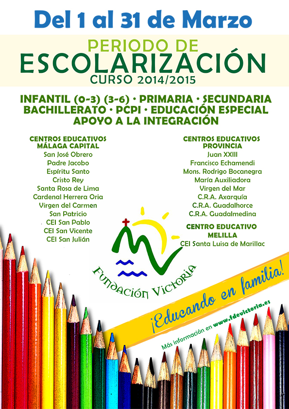 cartel escolarizacion A4
