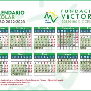 Calendario escolar para el curso 2022/2023 en la provincia de Málaga